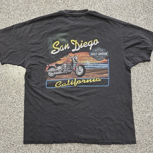 Harley-Davidson Other - Vintage Harley Davidson Shirt Mens XL SS Tee 90s San Diego California 1997